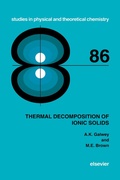 Cover: Thermal Decomposition of Ionic Solids - Elsevier