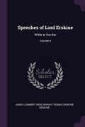 Cover: Speeches of Lord Erskine - Palala Press