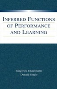 Enlarge image Cover: Inferred Functions of Performance and Learning - Psychology Press Ltd