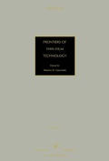 Cover: Frontiers of Thin Film Technology - Academic Press