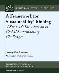 Enlarge image Cover: A Framework for Sustainability Thinking - Morgan & Claypool Publishers