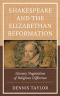 Cover: Shakespeare and the Elizabethan Reformation - Lexington Books
