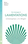 Cover: The Message of Lamentations - Inter-Varsity Press