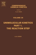 Cover: Comprehensive Chemical Kinetics: Volume 39 - Elsevier