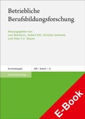 Cover: Betriebliche Berufsbildungsforschung - Franz Steiner Verlag