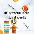 Cover: Daily menu ideas for 6 weeks - Contrafort