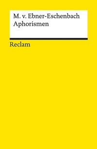 Abbildung von: Aphorismen - Reclam
