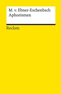 Abbildung von: Aphorismen - Reclam