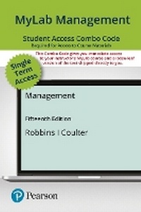 Enlarge image Cover: Mylab Management with Pearson Etext -- Combo Access Card -- For Management - Pearson