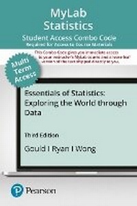 Enlarge image Cover: Mylab STATS with Pearson Etext -- Combo Access Card -- For Essentials of Statistics (24 Months) - Pearson