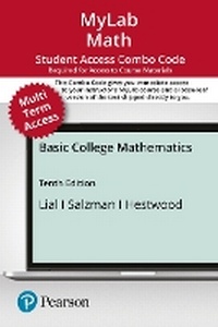 Enlarge image Cover: Mylab Math with Pearson Etext -- Combo Access Card -- For Basic College Mathematics (24 Months) - Pearson