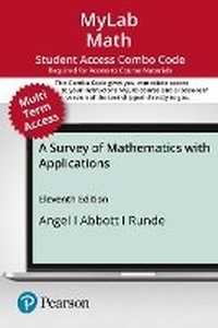 Enlarge image Cover: Mylab Math with Pearson Etext -- Combo Access Card -- For a Survey of Mathematics with Applications (24 Months) - Pearson