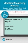 Cover: Modified Mastering Physics with Pearson Etext -- Combo Access Card -- For Principles & Practice of Physics (18-Weeks) - Pearson