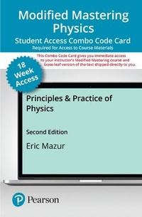 Enlarge image Cover: Modified Mastering Physics with Pearson Etext -- Combo Access Card -- For Principles & Practice of Physics (18-Weeks) - Pearson