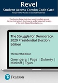 Cover: Revel for the Struggle for Democracy, 2020 Presidential Election Edition -- Combo Access Card - Pearson