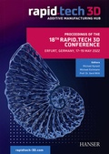 Cover: Proceedings of the 18th Rapid.Tech 3D Conference Erfurt, Germany, 17 - 19 May 2022 - Hanser