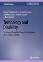 Cover: Technology and Disability - Springer