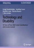 Cover: Technology and Disability - Springer
