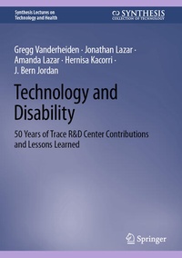 Enlarge image Cover: Technology and Disability - Springer
