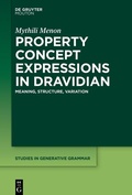 Cover: Property Concept Expressions in Dravidian - De Gruyter Mouton