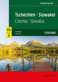 Abbildung von: Tschechien - Slowakei, Autoatlas 1:150.000, freytag & berndt - Freytag-Berndt und ARTARIA