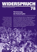 Cover: Widerspruch 78 - Rotpunktverlag