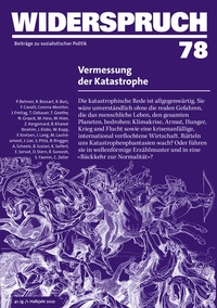 Enlarge image Cover: Widerspruch 78 - Rotpunktverlag