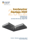 Cover: Innsbrucker Bautage 2022 - Studia Universit&auml;tsverlag Innsbruck
