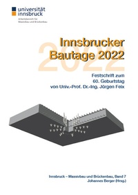 Abbildung von: Innsbrucker Bautage 2022 - Studia Universitätsverlag Innsbruck