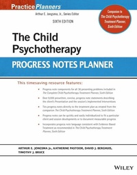 Abbildung von: The Child Psychotherapy Progress Notes Planner - Wiley