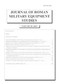 Cover: Journal of Roman Military Equipment Studies - The Armatura Press
