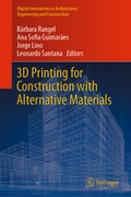 Cover: 3D Printing for Construction with Alternative Materials - Springer