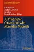 Cover: 3D Printing for Construction with Alternative Materials - Springer