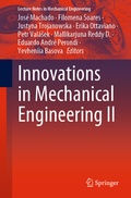 Cover: Innovations in Mechanical Engineering II - Springer
