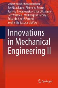 Enlarge image Cover: Innovations in Mechanical Engineering II - Springer
