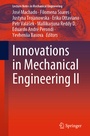 Cover: Innovations in Mechanical Engineering II - Springer