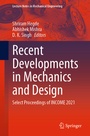 Cover: Recent Developments in Mechanics and Design - Springer