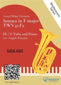 Cover: (tuba part) Sonata in F major - Eb/F Tuba and Piano - Glissato Edizioni Musicali