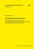 Cover: Die Exzedentenversicherung - VVW Verlag Versicherungswirtschaft