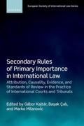 Cover: Secondary Rules of Primary Importance in International Law - Oxford University Press
