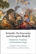 Cover: Aristotle: On Generation and Corruption Book II - Cambridge University Press