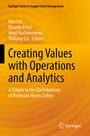 Cover: Creating Values with Operations and Analytics - Springer