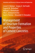 Cover: Management of Structure Formation and Properties of Cement Concretes - Springer