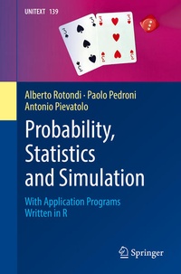 Enlarge image Cover: Probability, Statistics and Simulation - Springer
