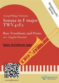 Cover: (trombone part) Sonata in F major - Bass Trombone and Piano - Glissato Edizioni Musicali