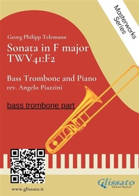 Abbildung von: (trombone part) Sonata in F major - Bass Trombone and Piano - Glissato Edizioni Musicali