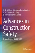 Cover: Advances in Construction Safety - Springer