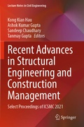 Cover: Recent Advances in Structural Engineering and Construction Management - Springer