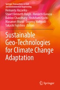 Cover: Sustainable Geo-Technologies for Climate Change Adaptation - Springer