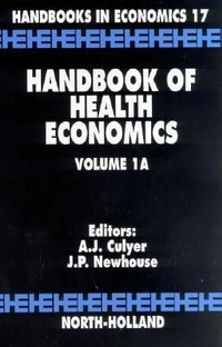 Abbildung von: Handbook of Health Economics: Volume 1A - North-Holland